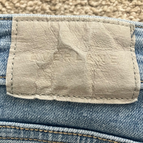 EVERLANE The Curvy Way High Waist Light Wash Cropped Skinny Jeans Size 29 - Picture 4 of 8